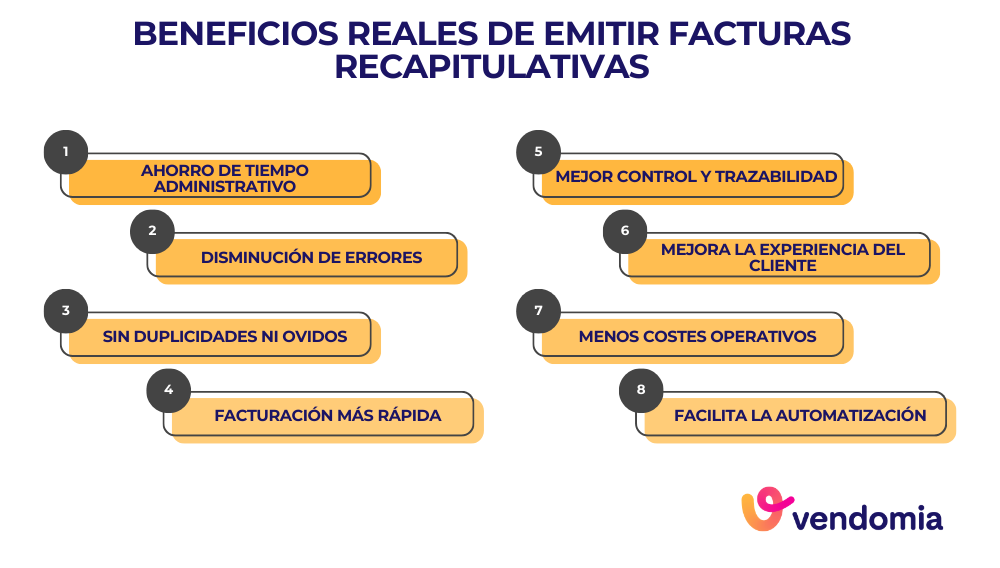 Beneficios de utilizar la factura recapitulativa en la gestión de servicios y mantenimientos