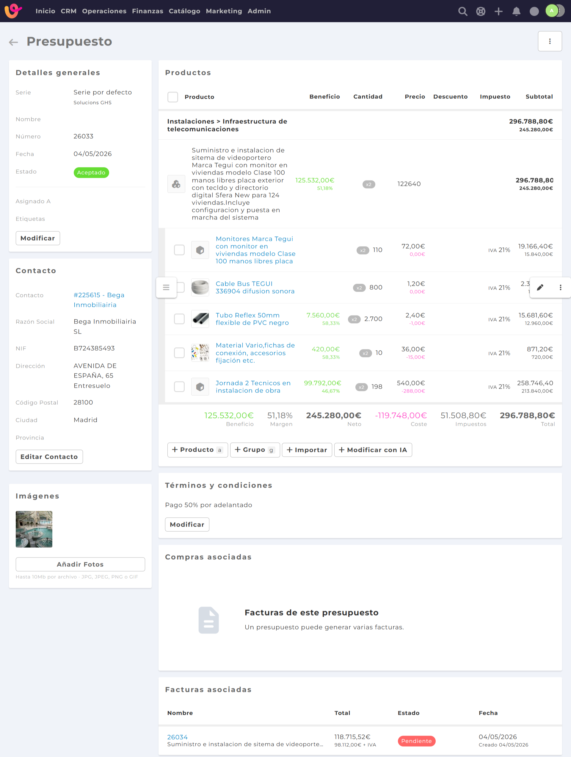 software para hacer presupuestos de obra Vendomia