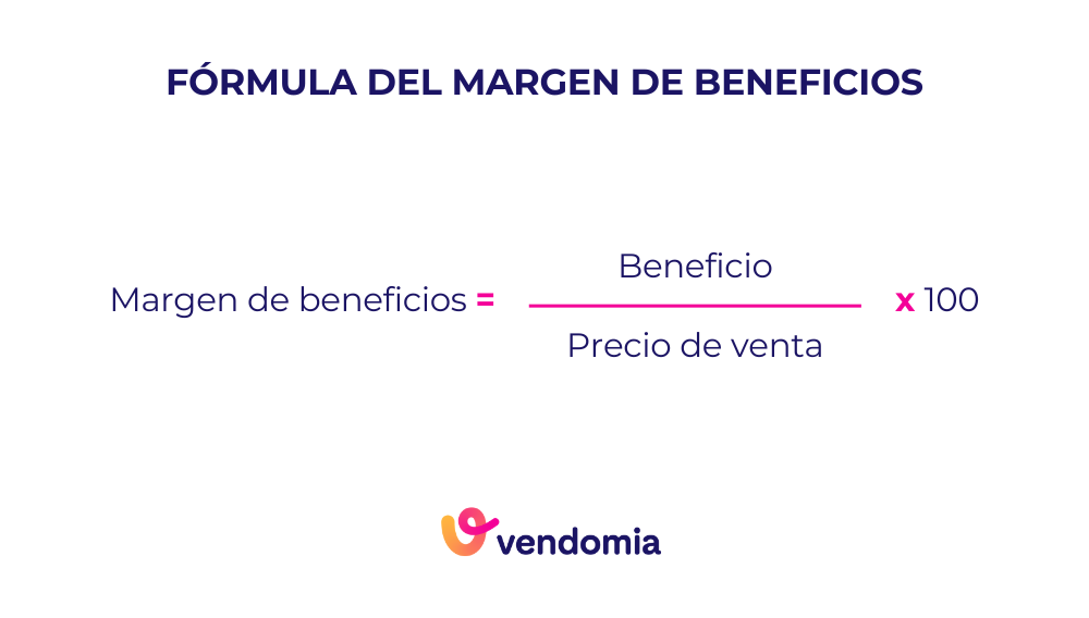 Fórmula del margen de beneficios y explicación de cómo se calcula la rentabilidad