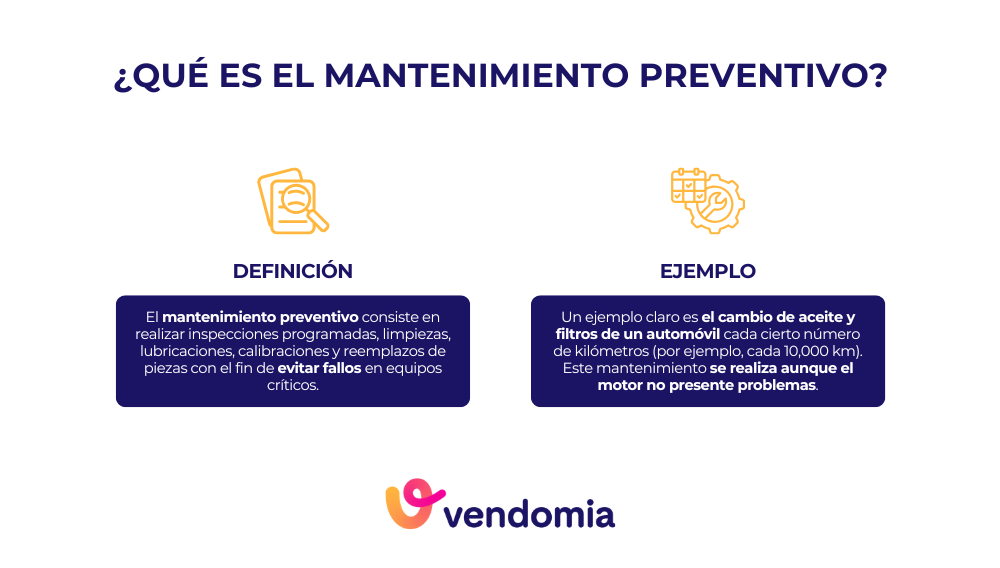 Definicion de que es el mantenimiento preventivo y ejemplo de un taller mecanico