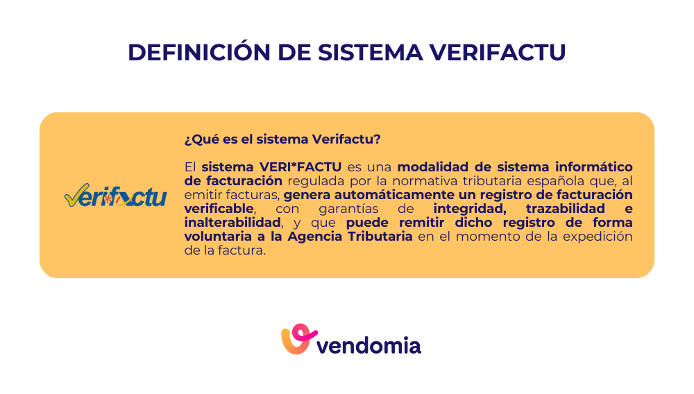 Qu&eacute; es el sistema Verifactu y para qu&eacute; sirve en la facturaci&oacute;n empresarial