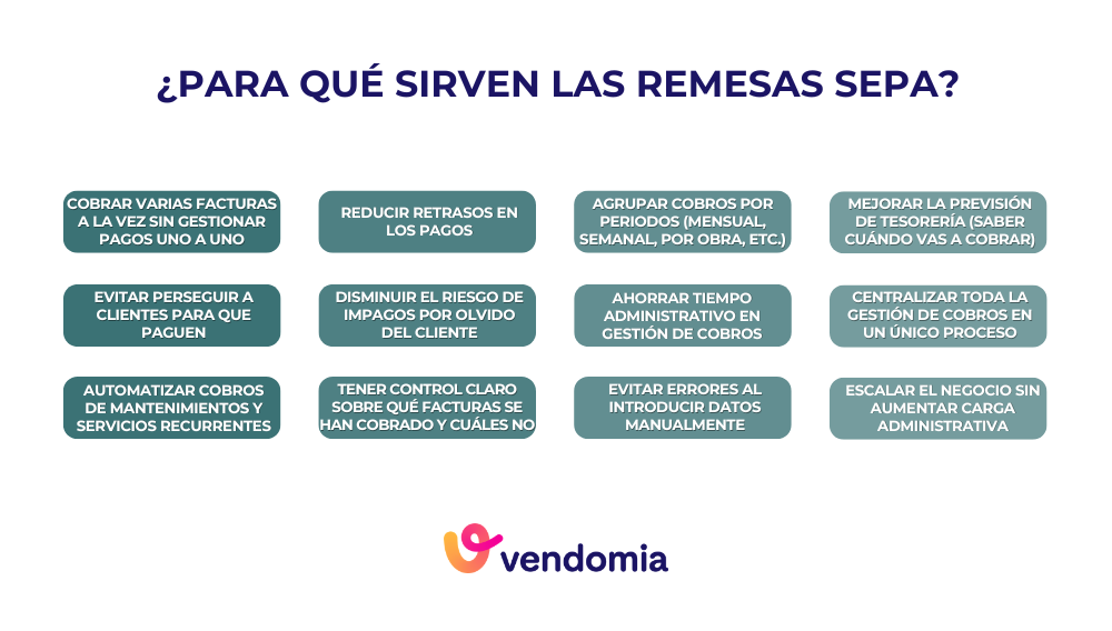 Para qu&eacute; sirven las remesas SEPA en empresas de servicios, mantenimientos y reformas