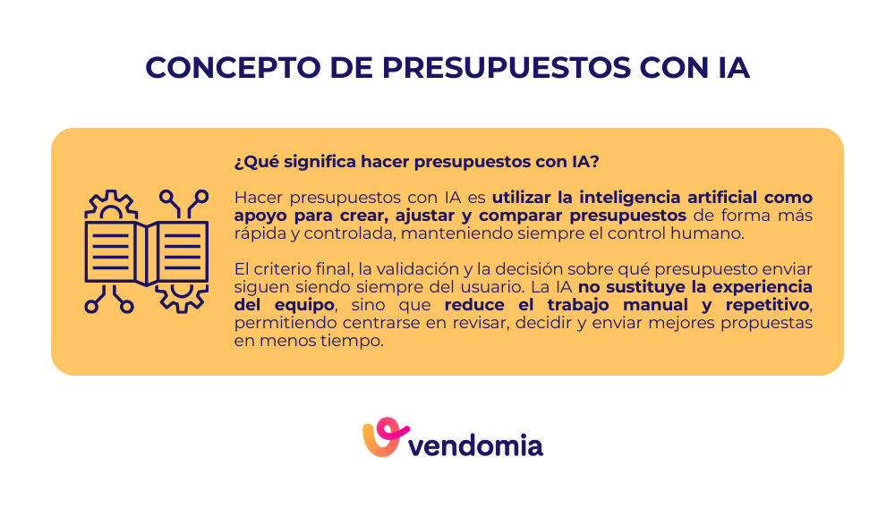 Qué significa hacer presupuestos con IA como apoyo al proceso