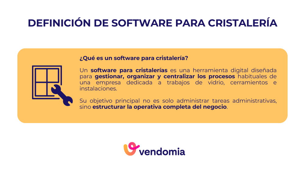 Definici&oacute;n de software para cristaler&iacute;as y su funci&oacute;n en la gesti&oacute;n del negocio